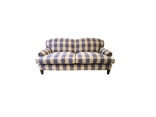 Custom made to order Short Scroll Arm Sofa