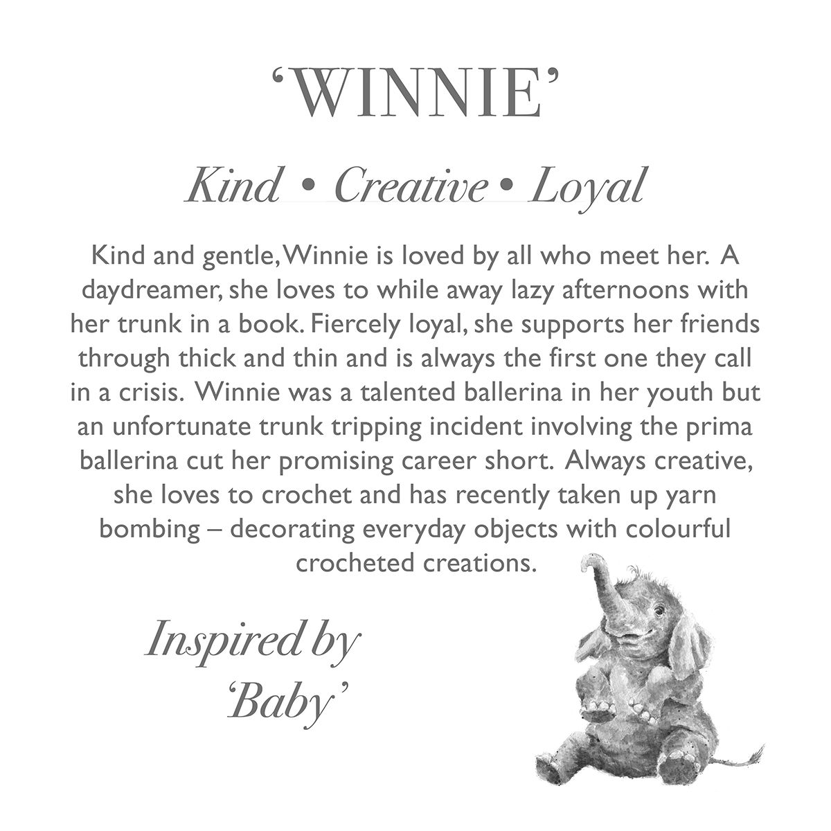 Wrendale Winnie Elephant