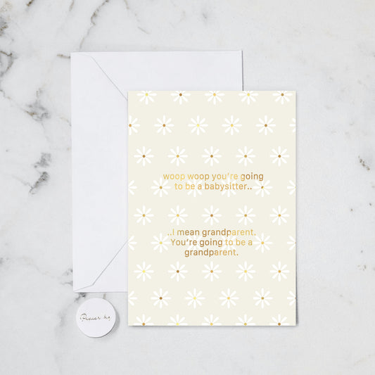 Daisy Grandparent Greeting card