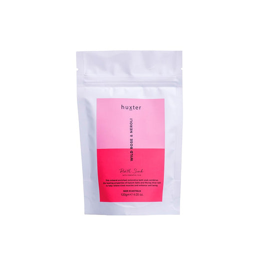 Huxter Bath Soak 120gm - Wild Rose & Neroli