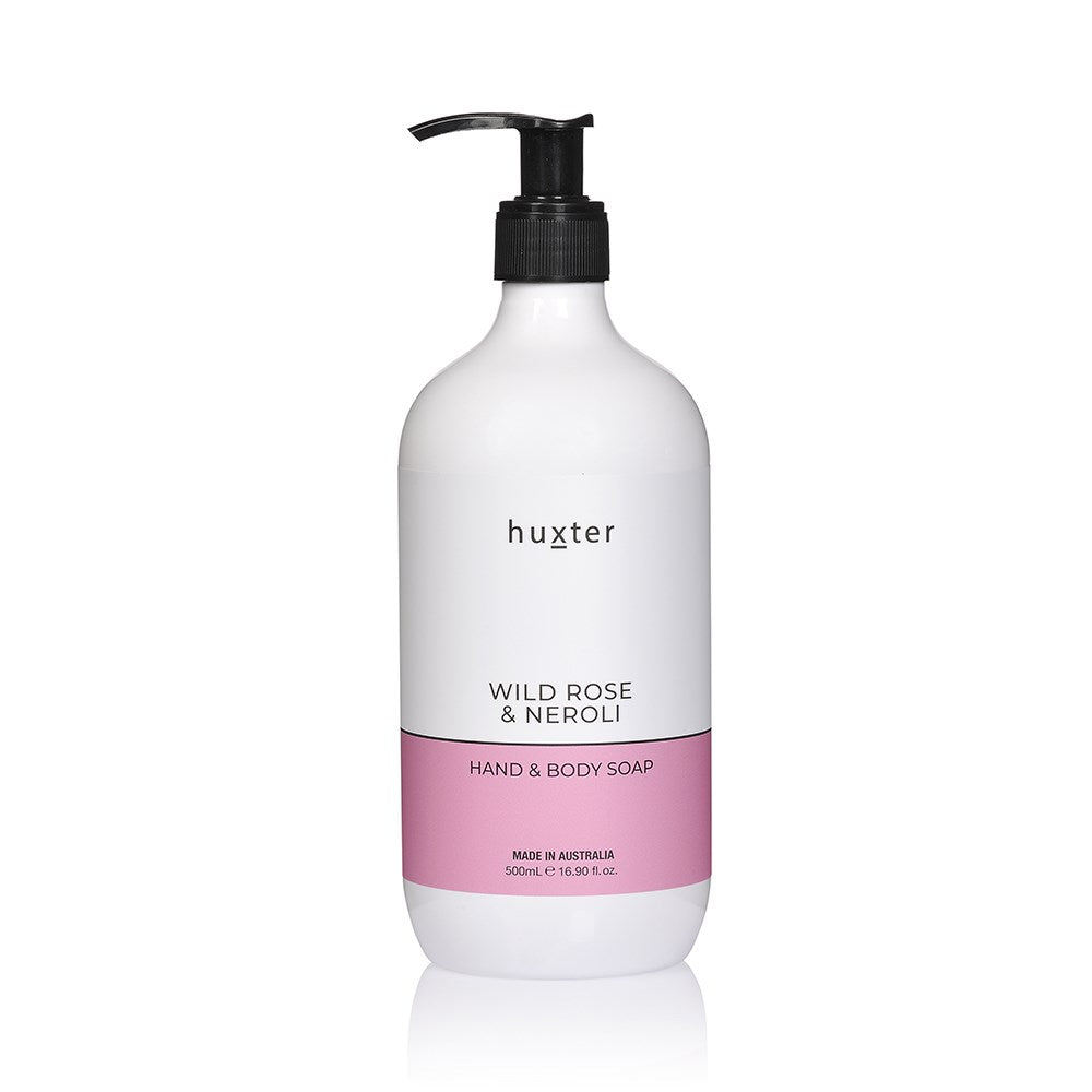 Huxter Hand & Body Soap - Wild Rose & Neroli