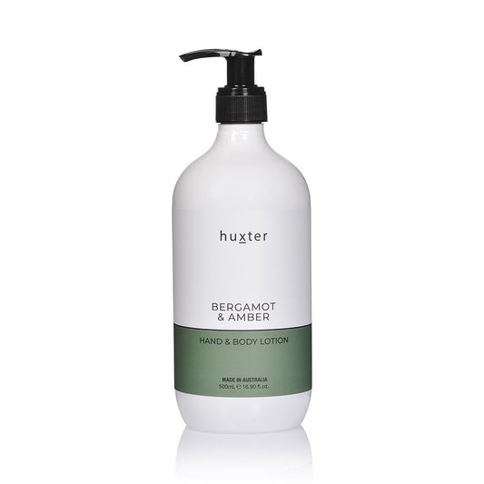 Huxter Hand & Body Lotion - Bergamont & Amber