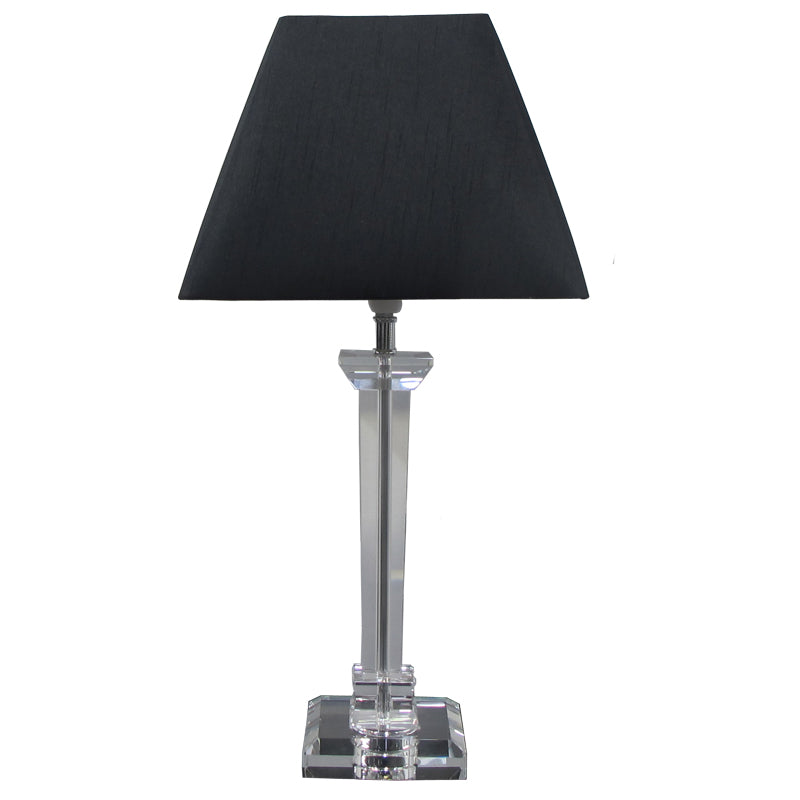 Crystal Stem Lamp with shade
