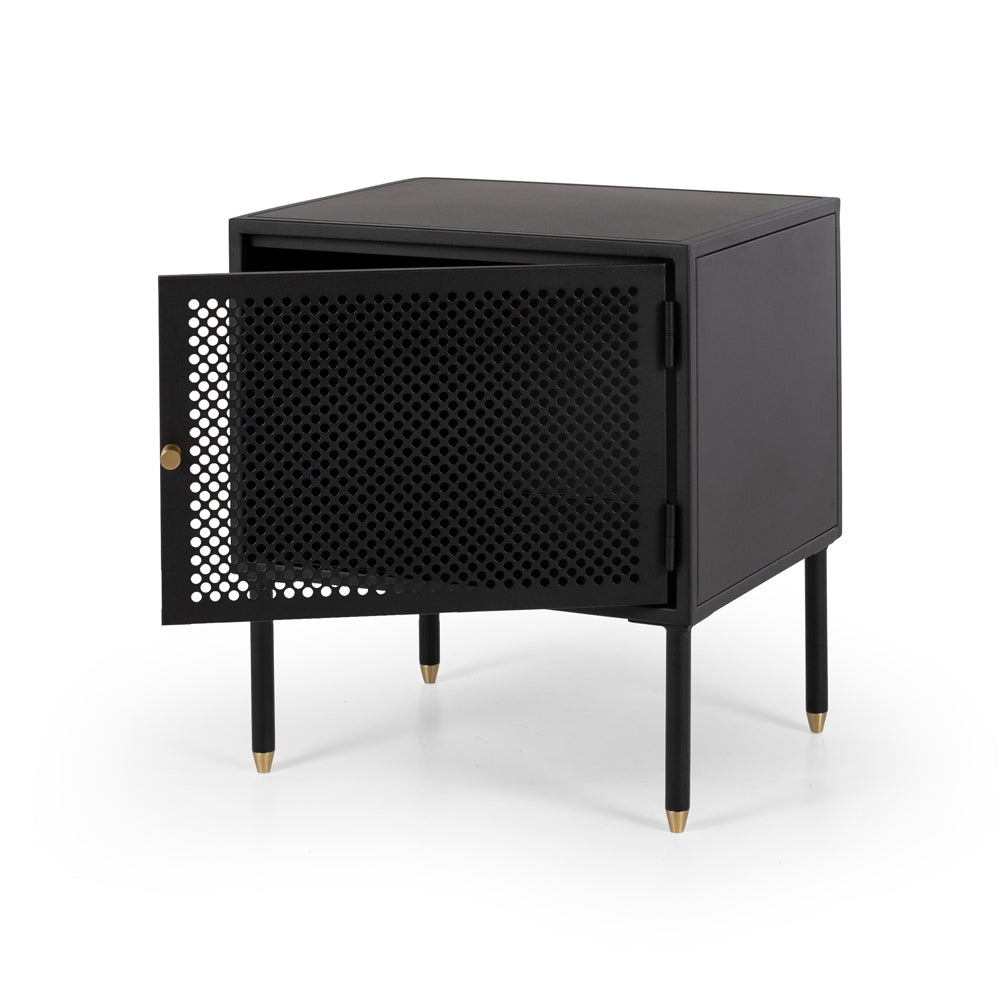 Dawn Bedside (Black) left opening