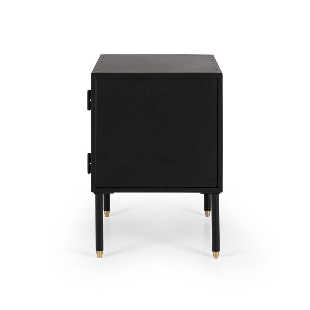Dawn Bedside (Black) left opening