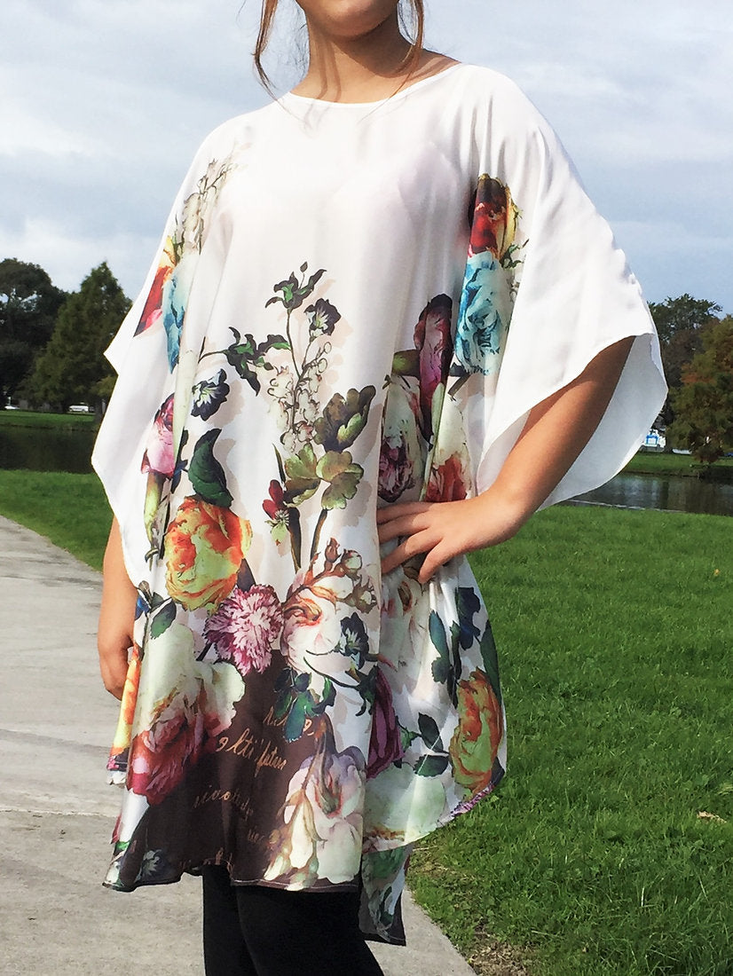 Angel Lace Floral Poncho
