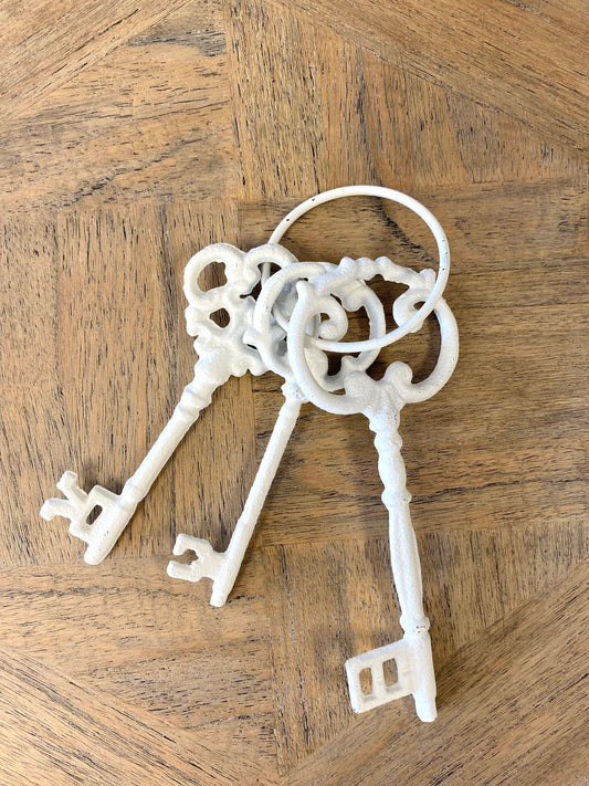 Cream Key set