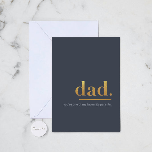 Dad favourite parent Greeting card