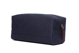 Toby Canvas and Leather Toiletries bag