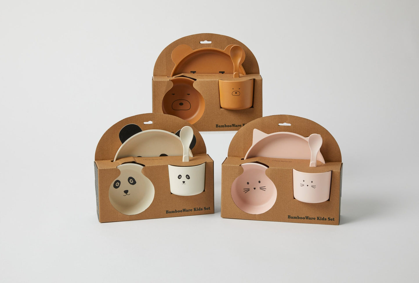 Bamboo Ware Kids 4 PC Dinner Set – Bear